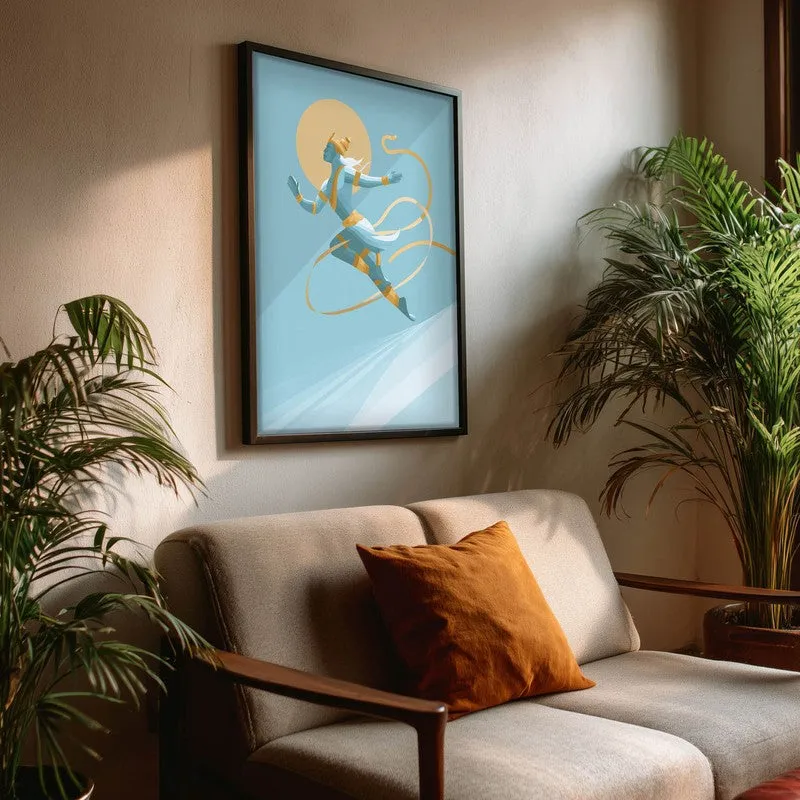 Powerful Sri Hanuman Archival Paper Wall Art media 3
