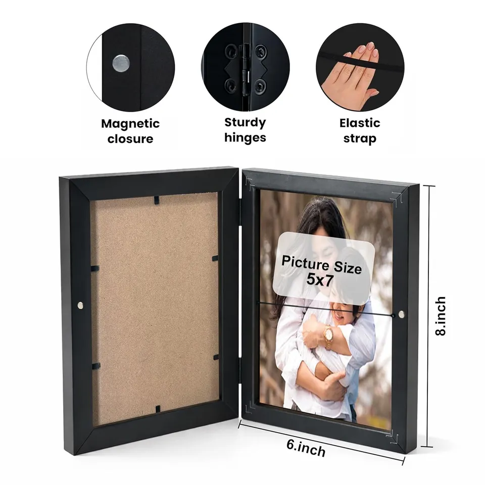 MinimalMono MDF Photo Organiser - Black media 4