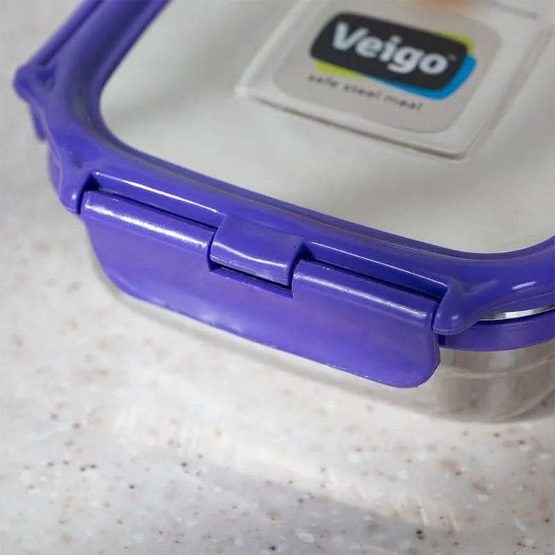 Hotspot Airtight Lunch Box (Violet) - 300 mL media 4
