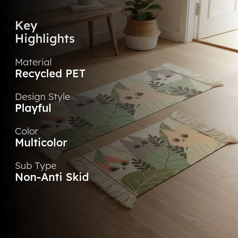 Playful Woodland PET Runner Rug - Set of Two media 2