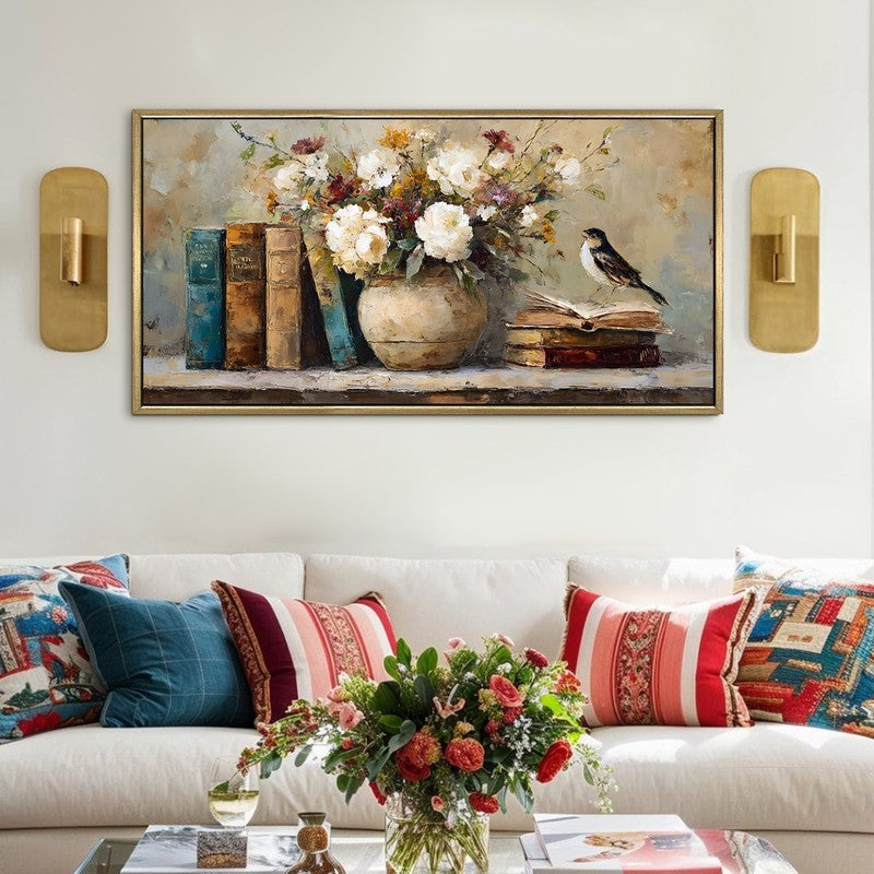 Featherlight Canvas Wall Painting With Frame