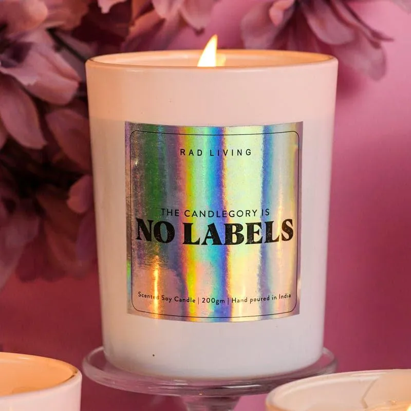 No Labels Scented Candle media 3