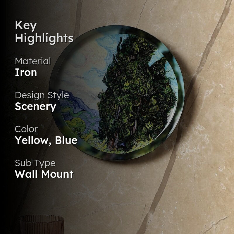 Starry Meadow Wall Plate media 2