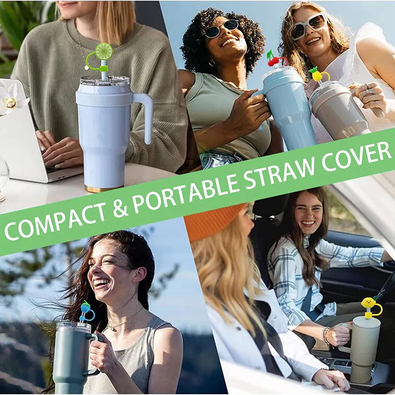 Fruit Cocktail Straw Cover - Set Of Five media 7