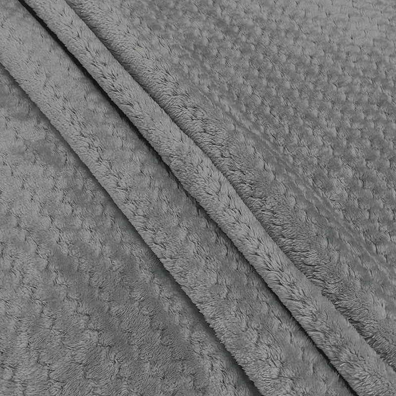 Swayam Seda Mink Blanket (Grey) - 240 GSM media 4