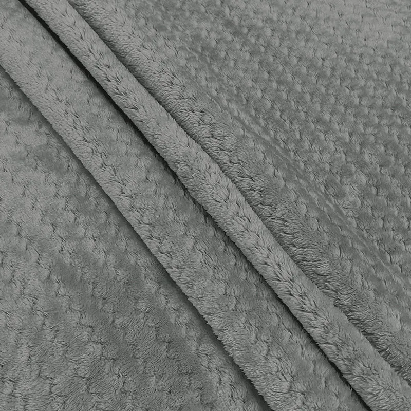 Swayam Seda Mink Blanket (Grey) - 240 GSM media 4