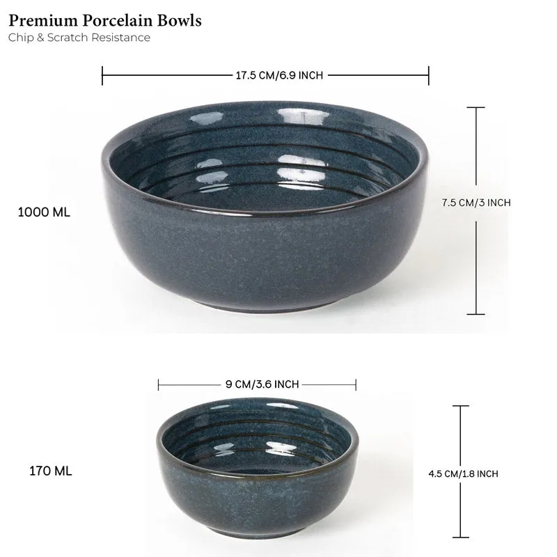 Estia Porcelain Dining Set (Saphire Blue) - 20 Piece Set media 5
