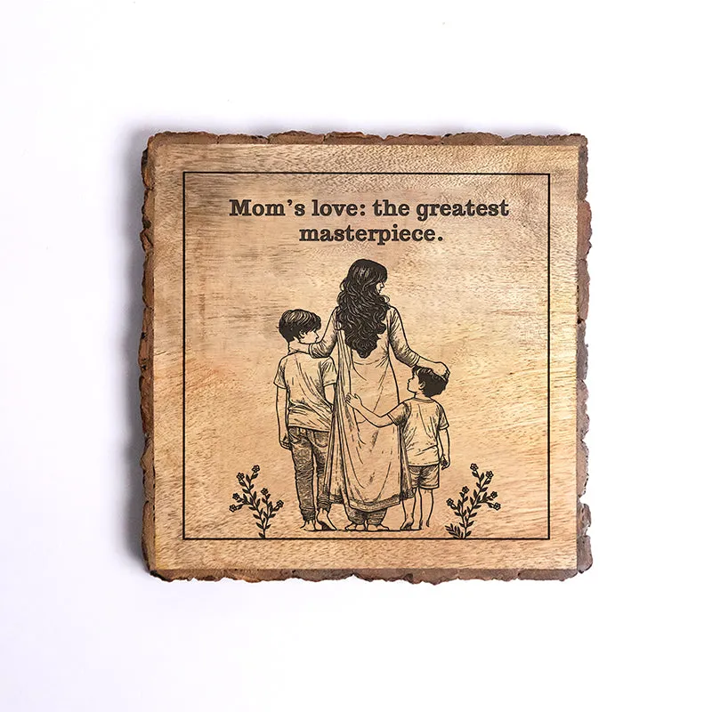 Greatest Masterpiece Wood Showpiece - Square media 5