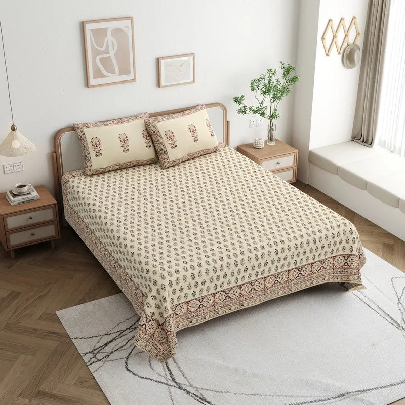 VirasatPushp Cotton Bedsheet - 200 TC media 1