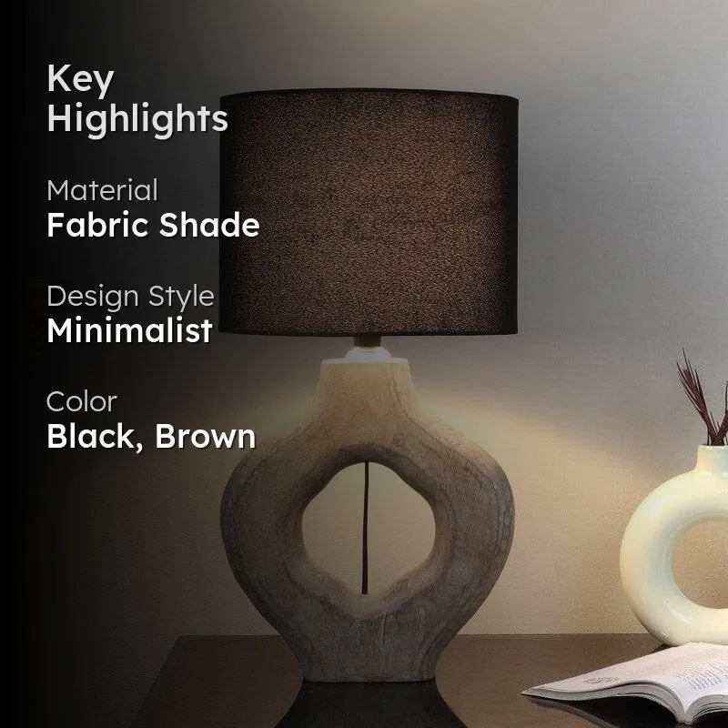 Bisara Kian Fabric Table Lamp - Black media 2