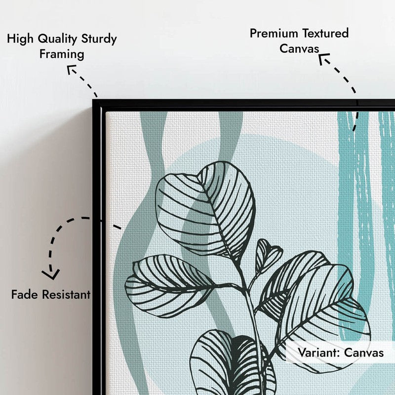 Verdant Melody Archival Canvas Wall Art - Black Frame media 7
