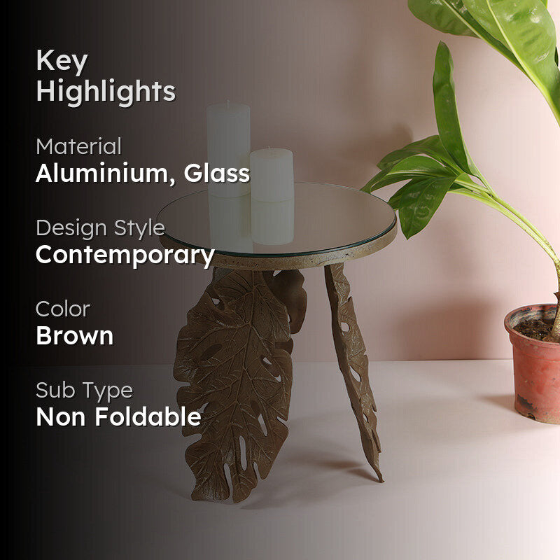 Taamrapathra Aluminium Side Table media 2