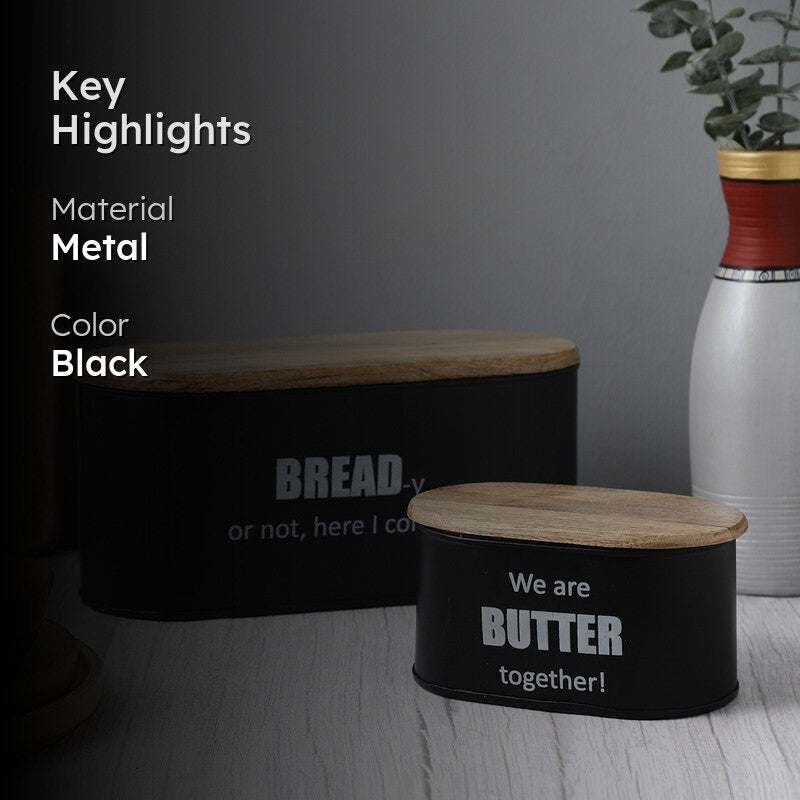 Eco Friendly Storage Bread Box - Two Piece Set media 2