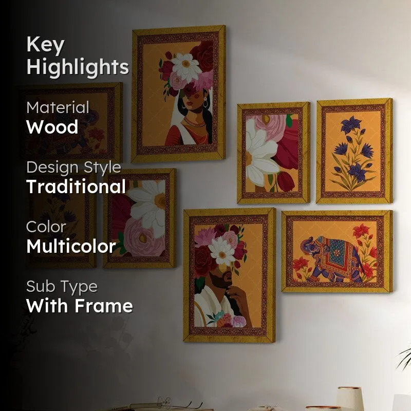 Anara Floral Wall Art - Set Of Eight media 2