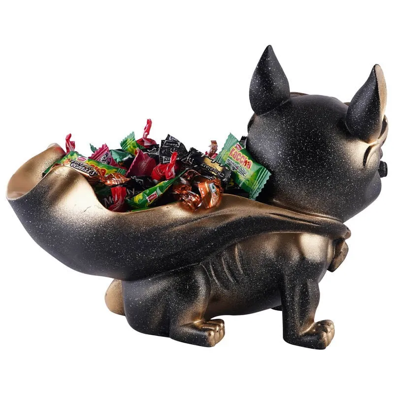 Sir Barks-a-lot Painted Polyresin Show Piece - Black media 5