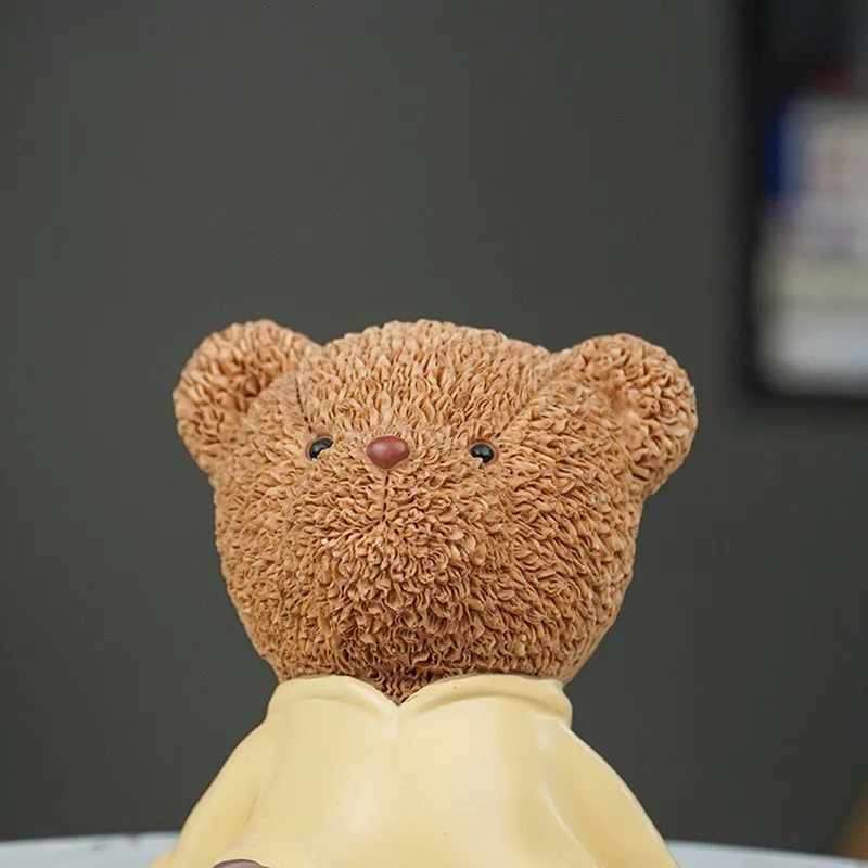 Decorative Teddy Bear Showpiece -Brown media 6