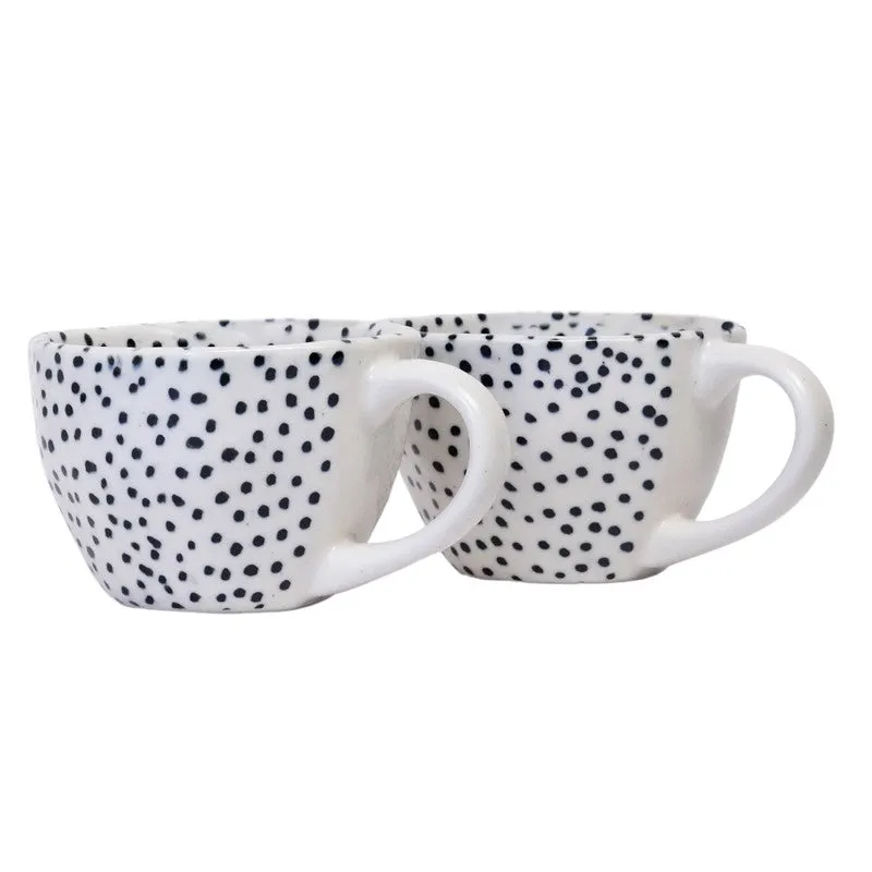 Chevron Ceramic Coffee Mug (230 mL Each) - Set Of Two media 3