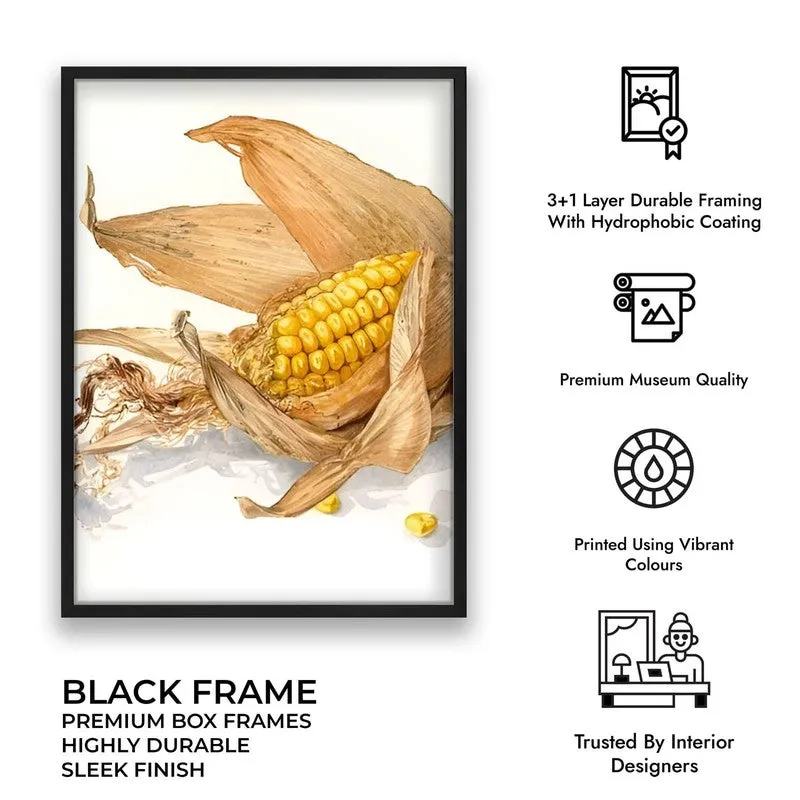 CornFarm Archival Canvas Wall Art - Black media 10
