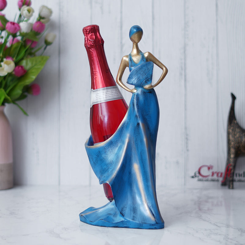 Wine Lady Showpiece