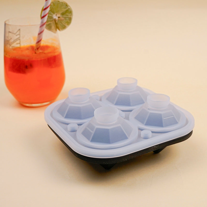 Floe Silicone 4-Cube Ice Mould - Black media 3