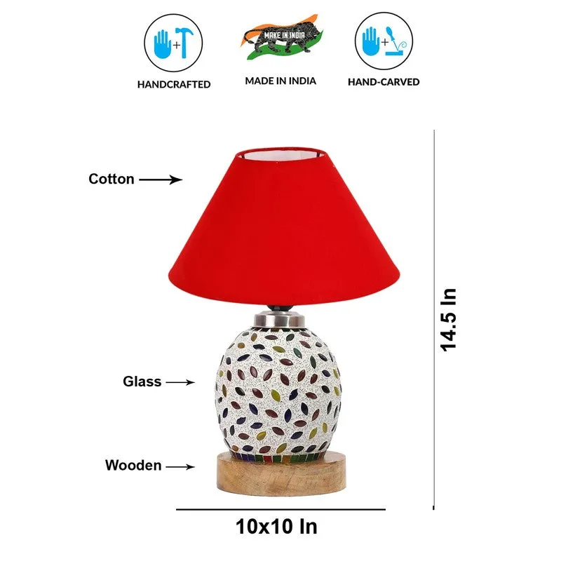 Glowarae Wooden Table Lamp - Multicolor media 8