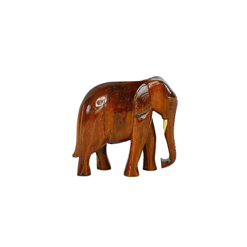 Timber Tusker Wood Showpiece media 3