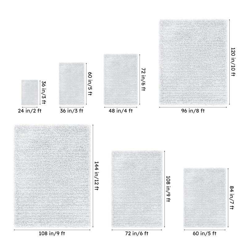 Artisanal Table Tufted Aura Rug - White media 13