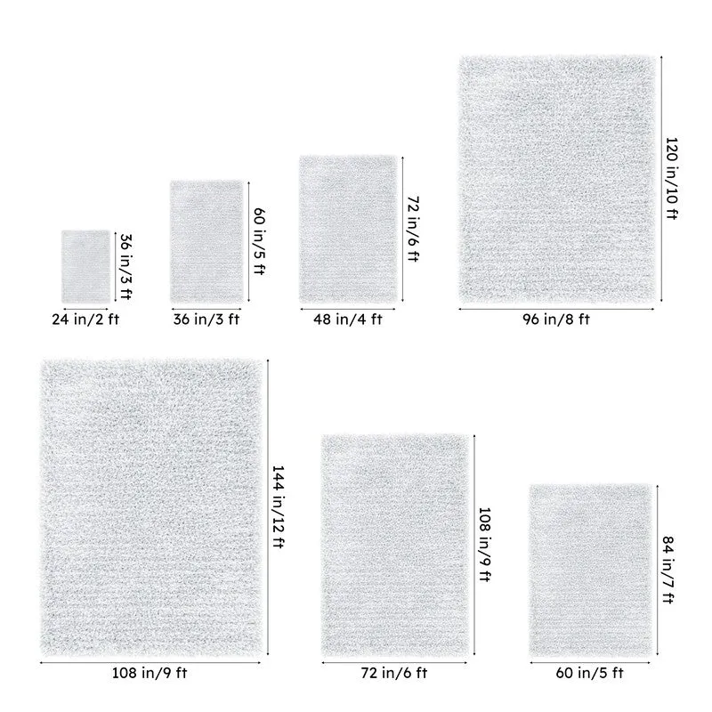 Artisanal Table Tufted Aura Rug - White media 13