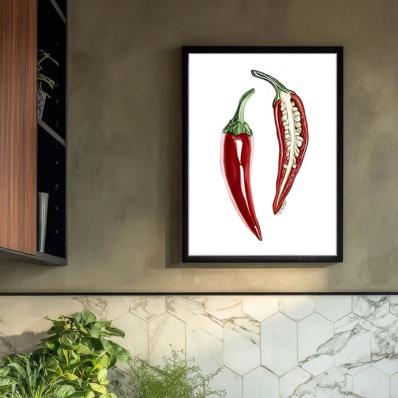 ChilliSplit Archival Canvas Wall Art - Black media 3