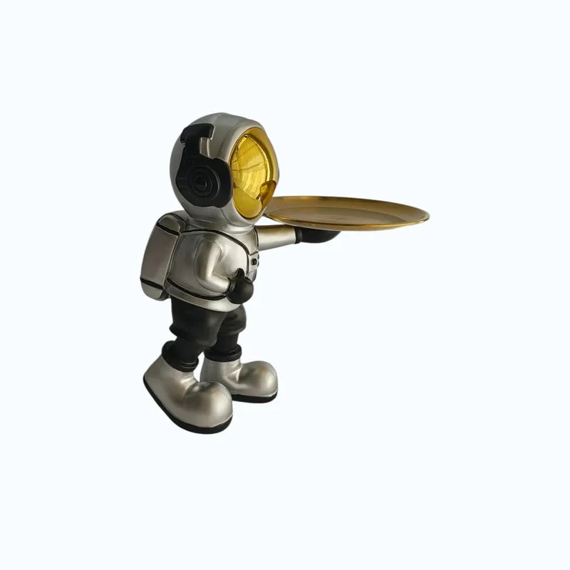 Astronaut Luxe Metal Accent Tray - Gold - 6
