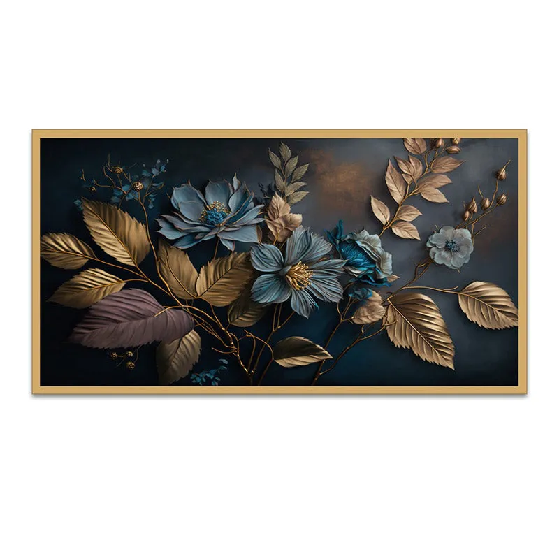 Leontina Floral Wall Painting With Frame media 5