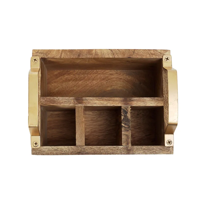 Simiya Mangowood Cutlery Holder media 3