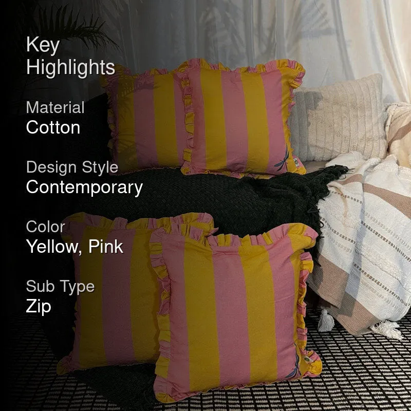 Stripe IV Cushion Cover - Set Of Four media 2