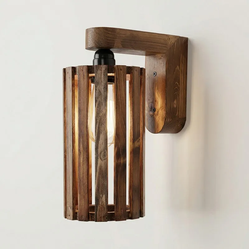 Novus Wooden Wall Lamp media 4