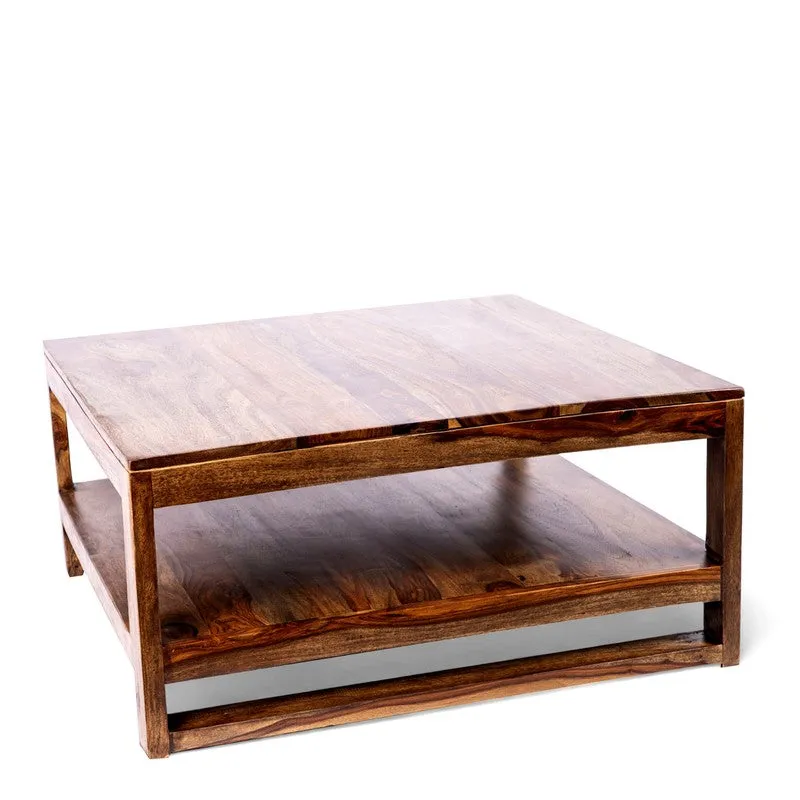 Erixon Sheesham Wooden Center Table - Dark Brown media 3