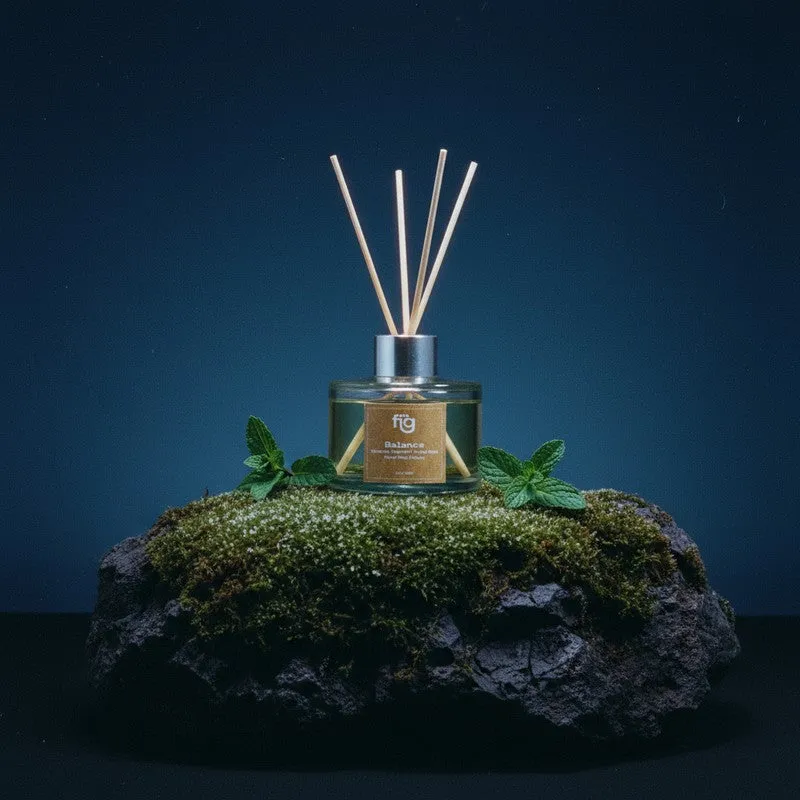 Fig Living Balance Peppermint Reed Diffusor - IFRA Standard Perfumes media 3