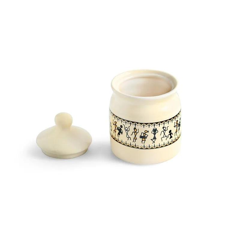 Warli Tales Jars - Set Of Three media 4