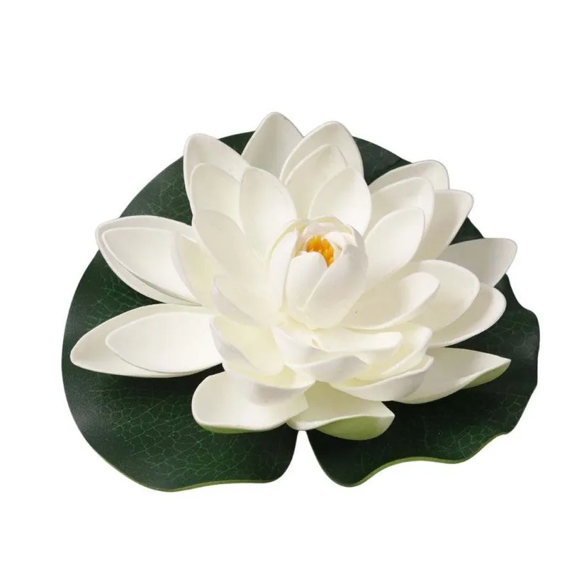 Timeless Floating Artificial Lotus - White media 5