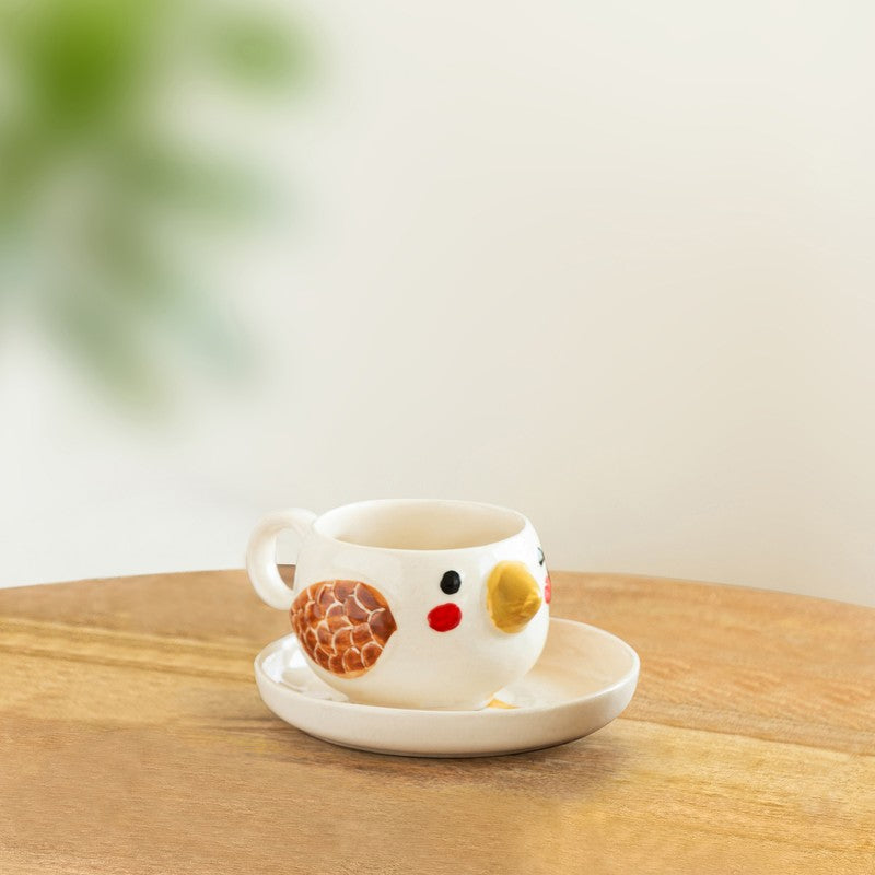Pooky Bird Cup & Saucer - 250 ML
