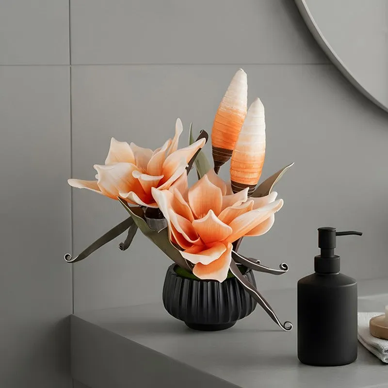 AarviDecor Sunset Bloom Foam Artificial Flowers media 5