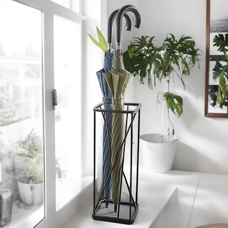 Urban Catch Metal Umbrella Stand - Black media 1