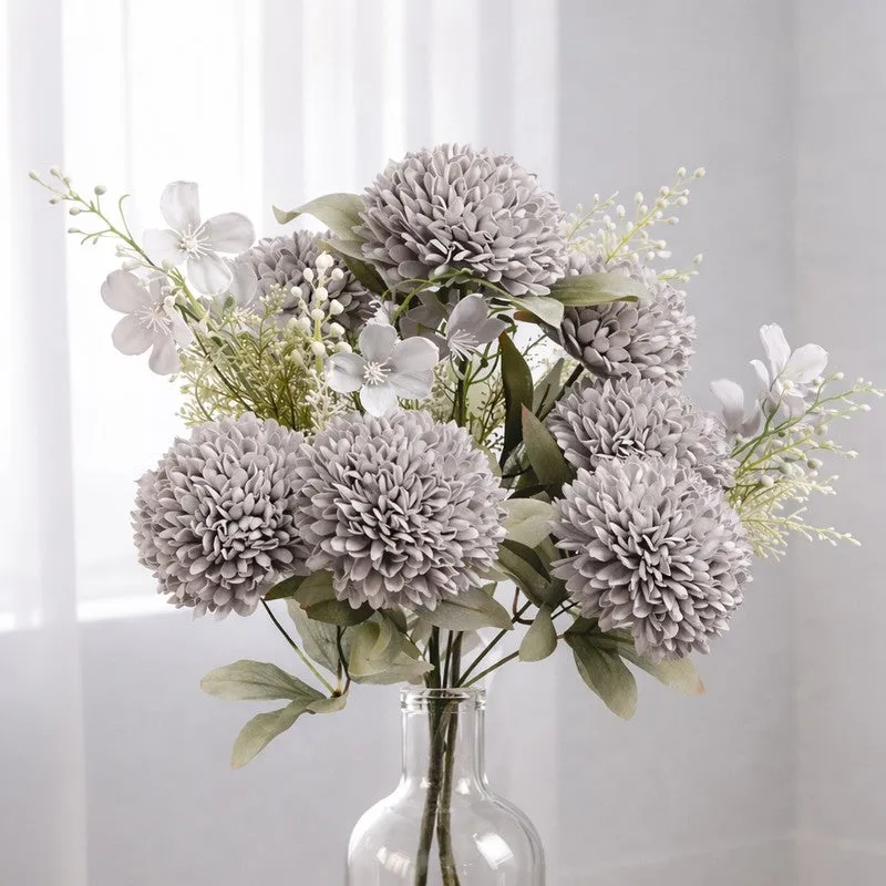 AarviDecor Muted Bloom Silk Artificial Flowers media 3