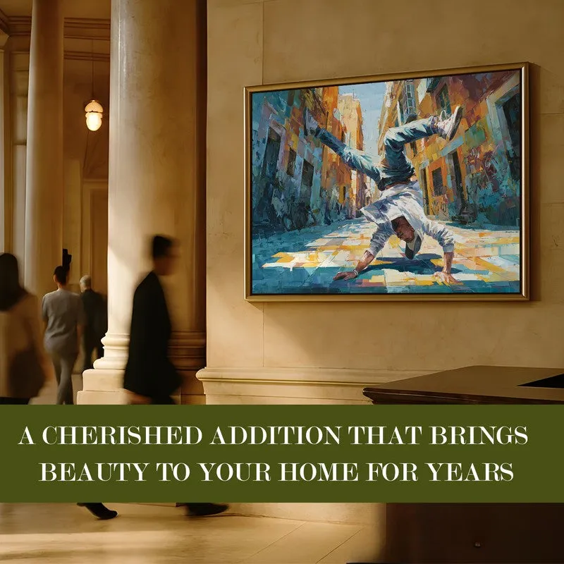 Spectrum Dancer Canvas Wall Painting With Frame media 7