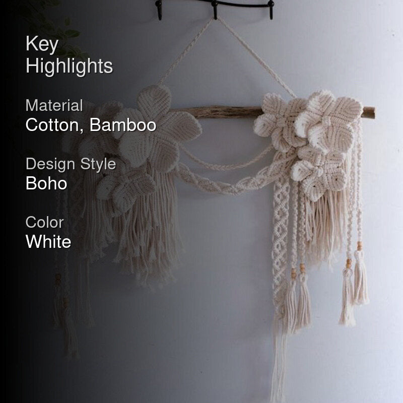 Daisy Garden Macrame Wall Accent media 2