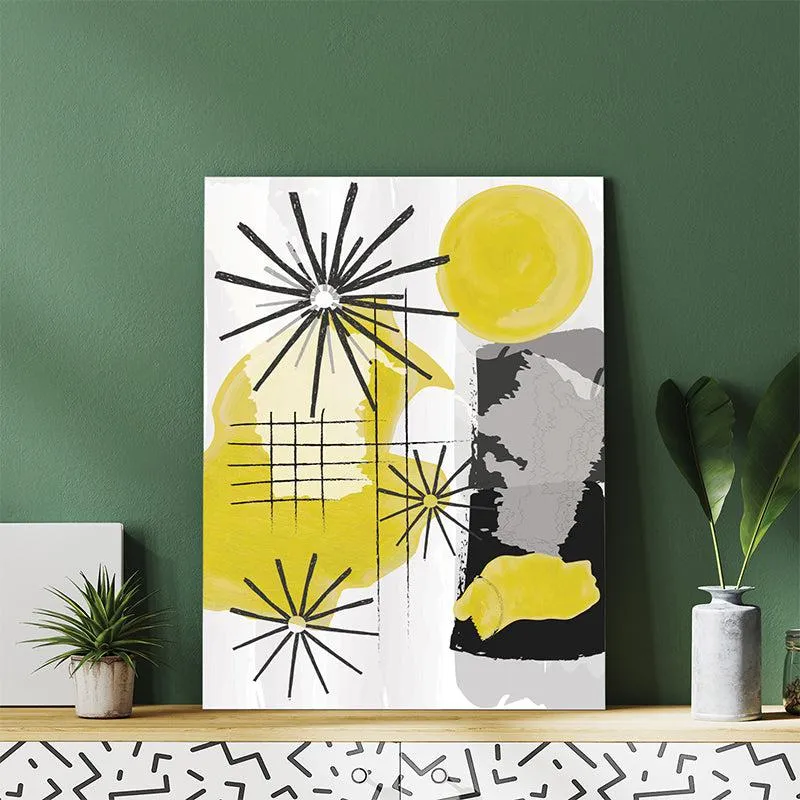 Cracker Play Abstarct Canvas Wall Painting media 2