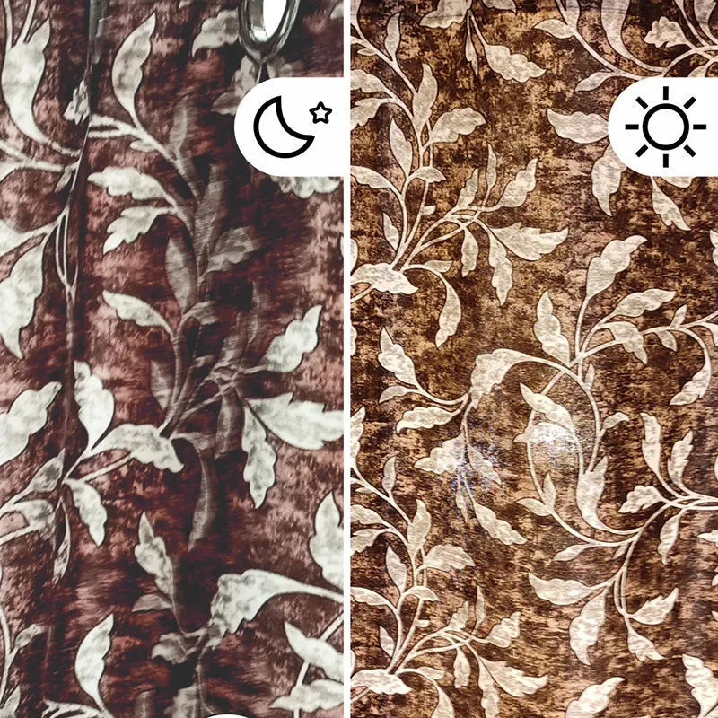 Ralph Floral Artificial Silk Curtain media 6
