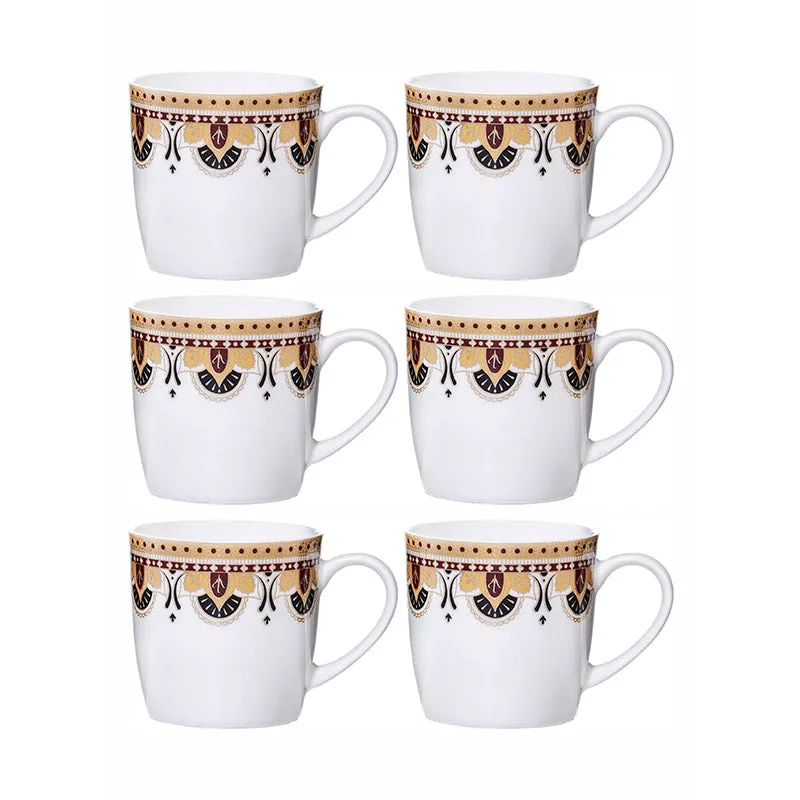 Sonaki Sukrita Bone China Tea Cup (200 mL Each) - Set of Six media 3