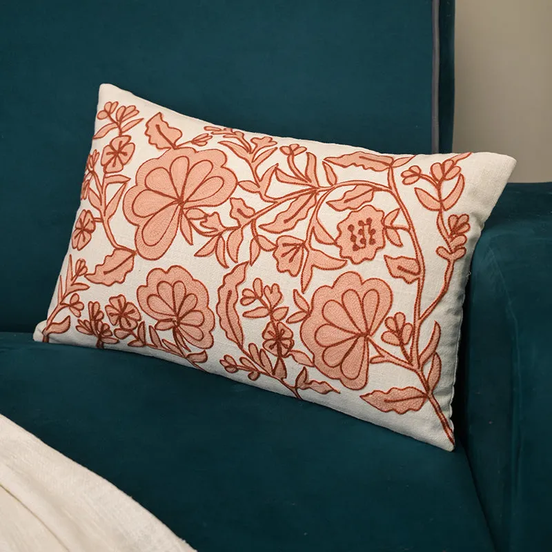 Petal Pen Embroidered Cushion Cover media 4
