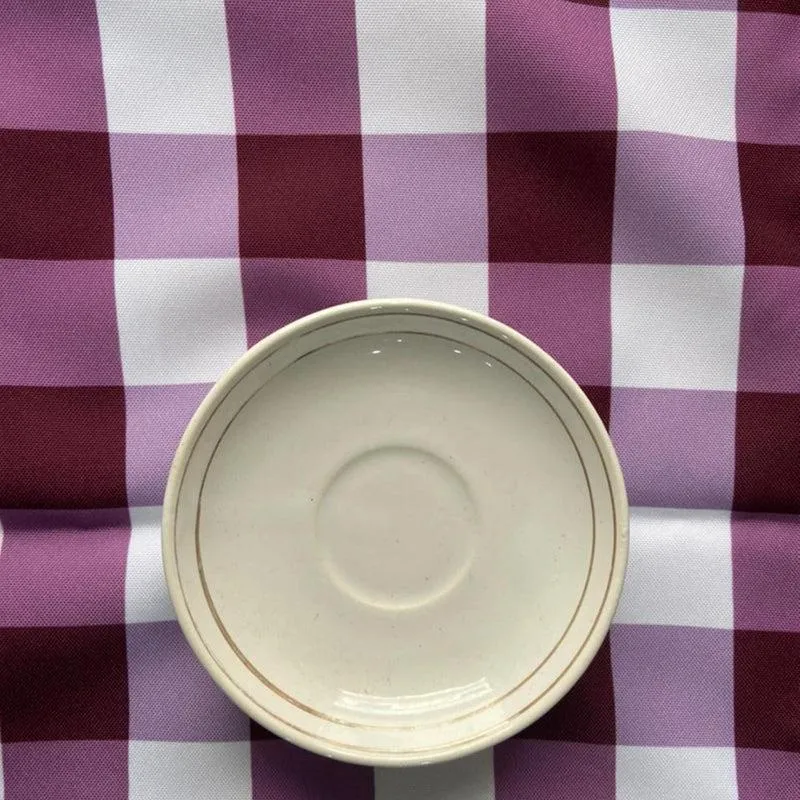 Mabel Checkered Poly Canvas Table Runner - Purple media 3