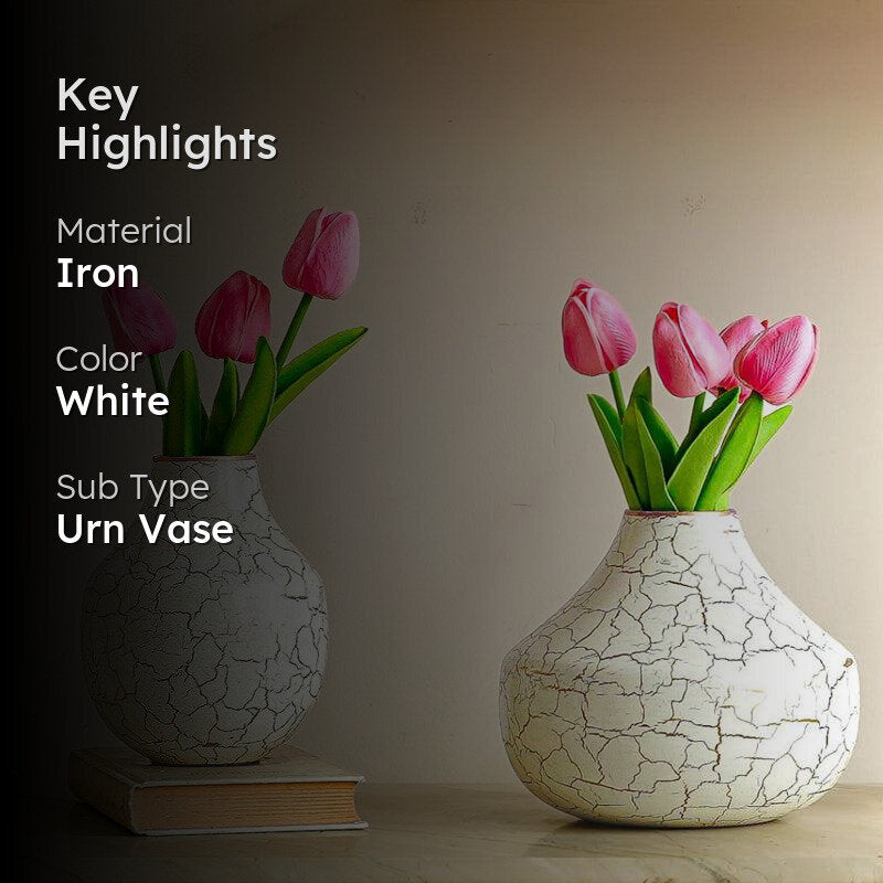 Cramery Metal Vase - Set Of Two media 2